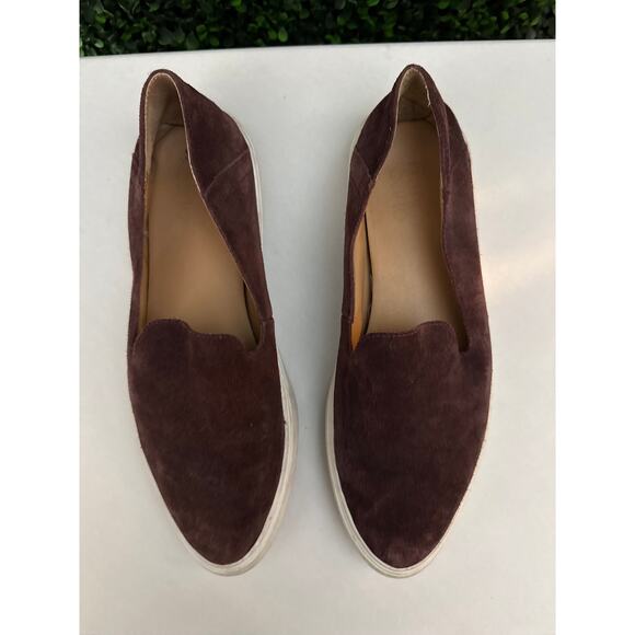 Franco Sarto, Maroon leather Suede Loafers women’s size 10M - Picture 2 of 6